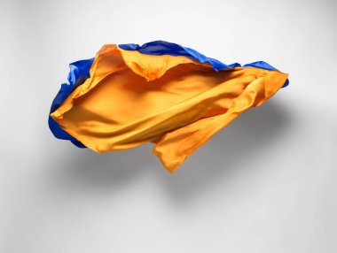 hareket soyut sarı kumaş