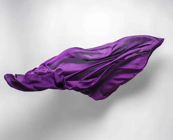 purple flying fabric