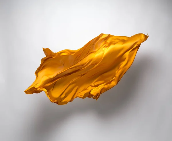 Abstrakta gult tyg i rörelse — Stockfoto