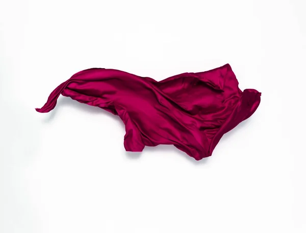 Абстрактна червона тканина в русі — стокове фото