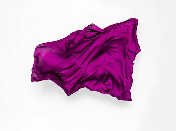 Abstraktní fialová látka v pohybu — Stock fotografie