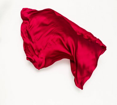 soyut kırmızı kumaş hareket halinde