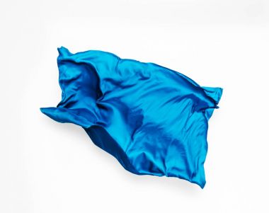 soyut mavi kumaş hareket halinde