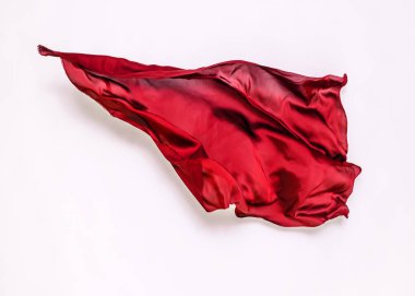 soyut kırmızı kumaş hareket halinde