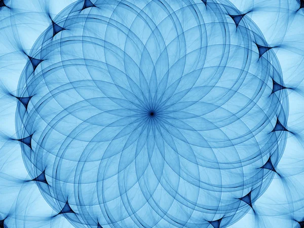 Blue abstract ornament — Stockfoto