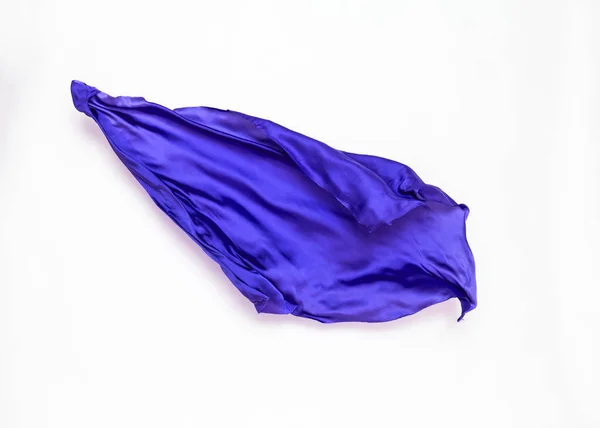 运动中的抽象蓝色织物 — 图库照片