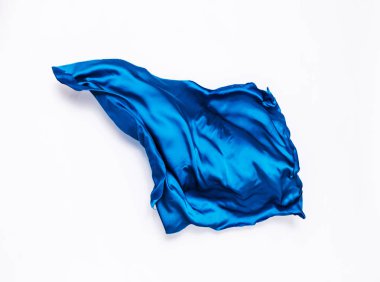 soyut mavi kumaş hareket halinde