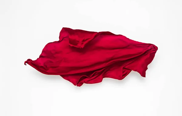 Αφηρημένο κόκκινο ύφασμα σε κίνηση — Φωτογραφία Αρχείου