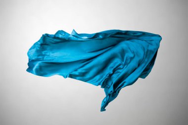 soyut mavi kumaş hareket halinde