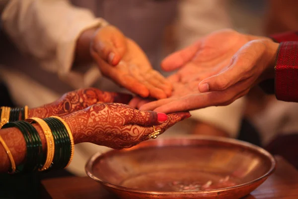 Indiska bröllop Ritual — Stockfoto
