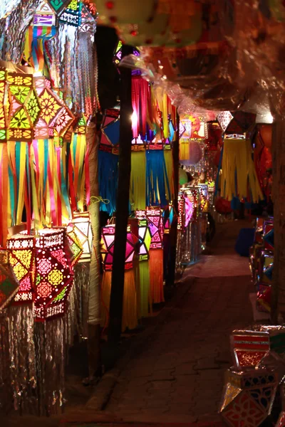 Diwali lantaarn winkel — Stockfoto