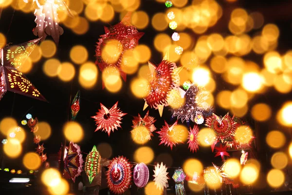 Diwali světla a lampy — Stock fotografie