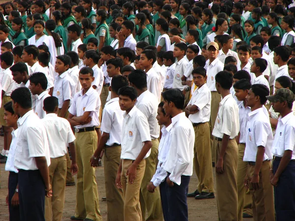 Indiska skolbarn — Stockfoto