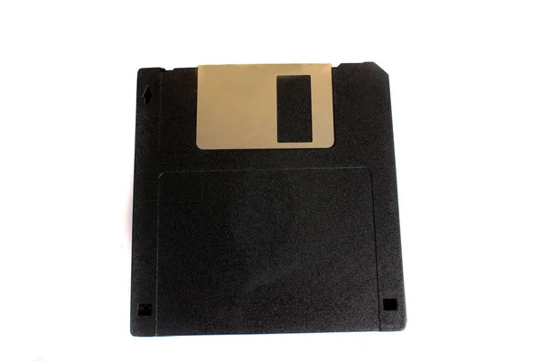 Staré černé disketa — Stock fotografie