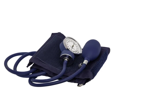 Sphygnomanometer arm manchet voor het controleren van de bloeddruk. — Stockfoto