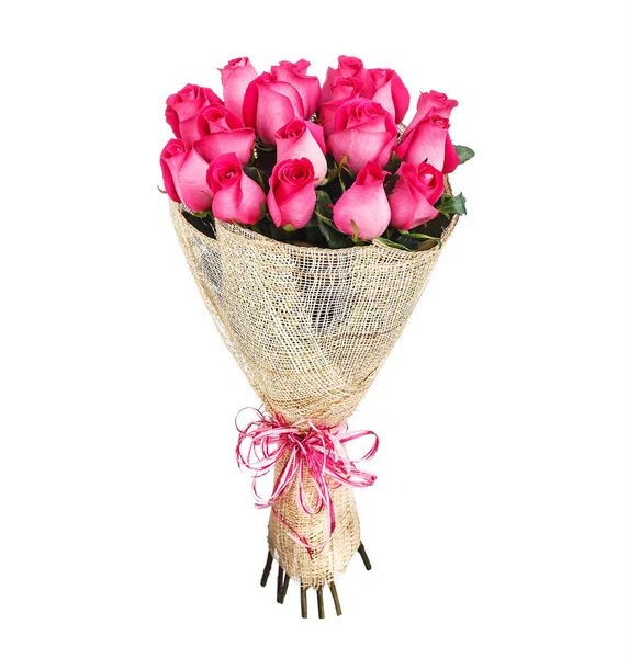 Pembe gül buketi çiçek — Stok fotoğraf