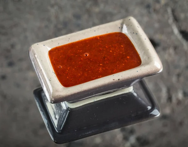 Molho de Kimchi em uma tigela — Fotografia de Stock
