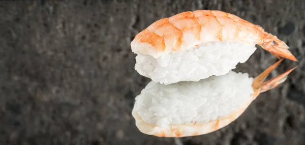 Nigiri Sushi con gamberetti — Foto Stock