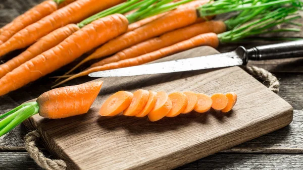 Frisse en zoete wortel — Stockfoto