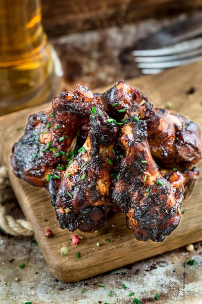 BBQ chicken wings — Stock Photo, Image