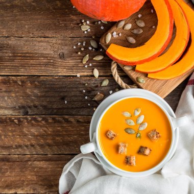 balkabağı çorbası püre