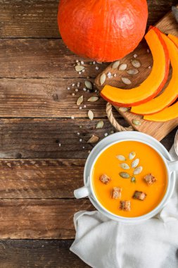 balkabağı çorbası püre