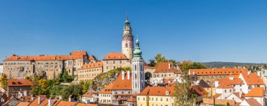 cesky krumlov Güney Bohemya'da kale