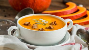 balkabağı çorbası püre