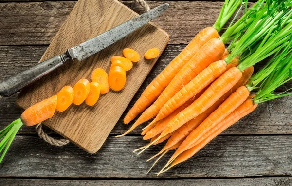 Fresh and sweet carrot — Stock Photo, Image