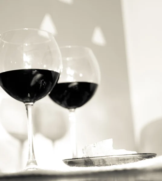 Verre de vin rouge — Photo