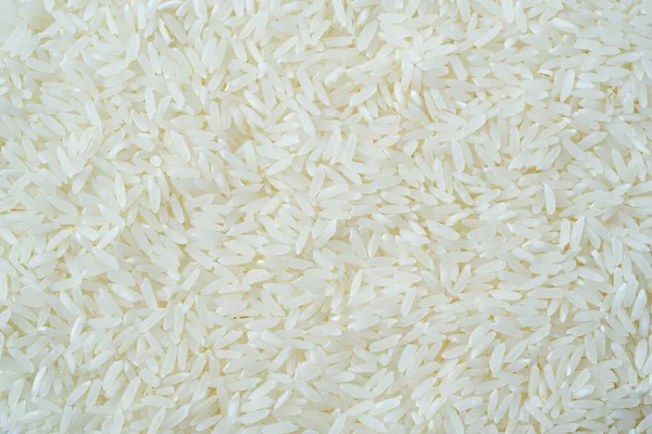 Plné Pozadí Dlouhé Bílé Rýže — Stock fotografie