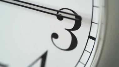 saat elleri hareket eden makro görünüm bankı