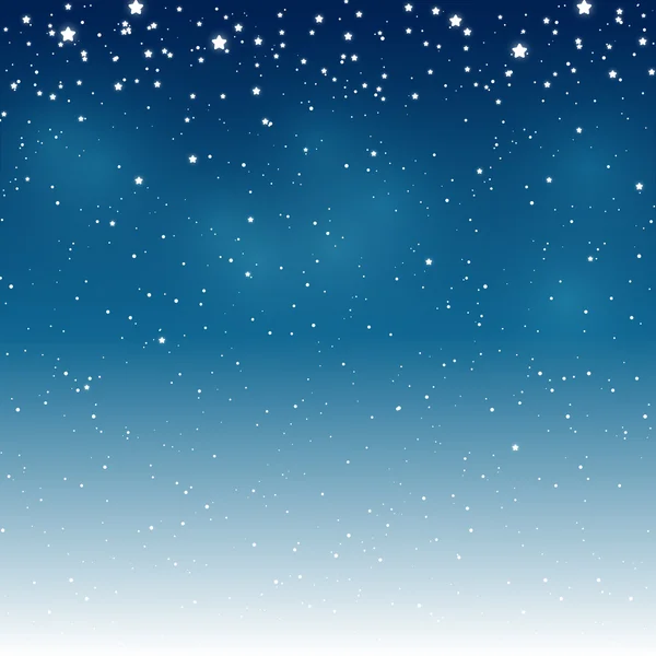 Fondo cielo estrellado — Vector de stock