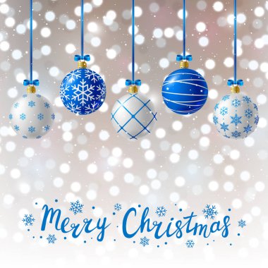 Mavi Noel topları