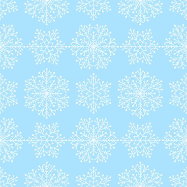 Kar taneleri illüstrasyon seti