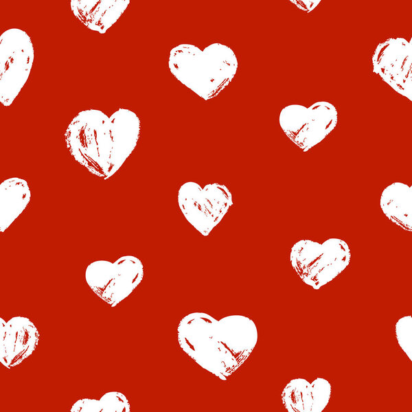 Seamless pattern hearts 