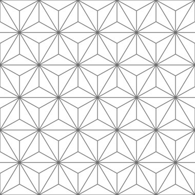 Seamless modeli ile geometrik süslü  