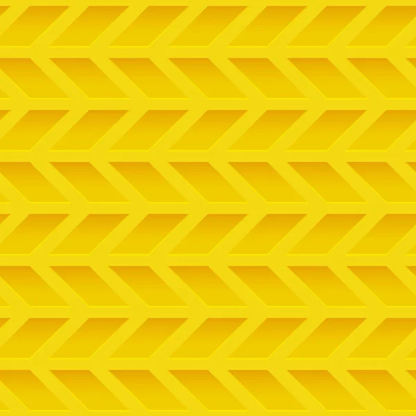Vzor bezešvé se žlutým geometrické ornamenty — Stockový vektor