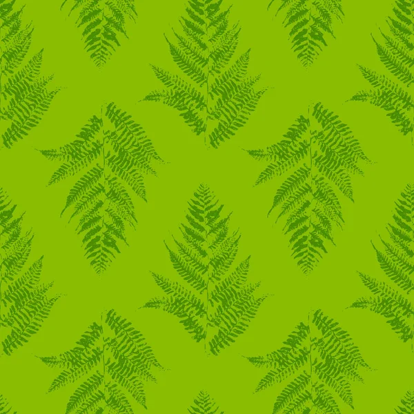 Seamless pattern with fern leaves — Stock Vector