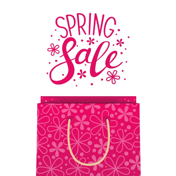 Spring sale concept — Stock Vector