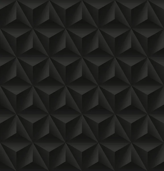 Mönster med svart trekantig befrielse — Stock vektor