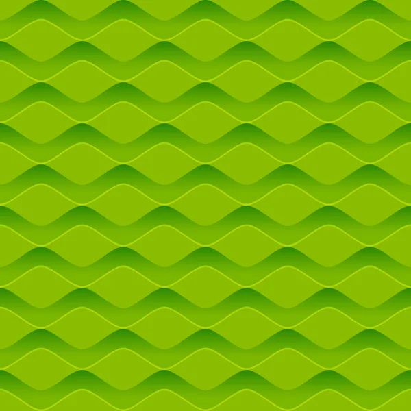 Patrón con relieve verde adornado — Vector de stock