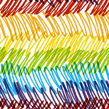 Elle çizilmiş scribbles 