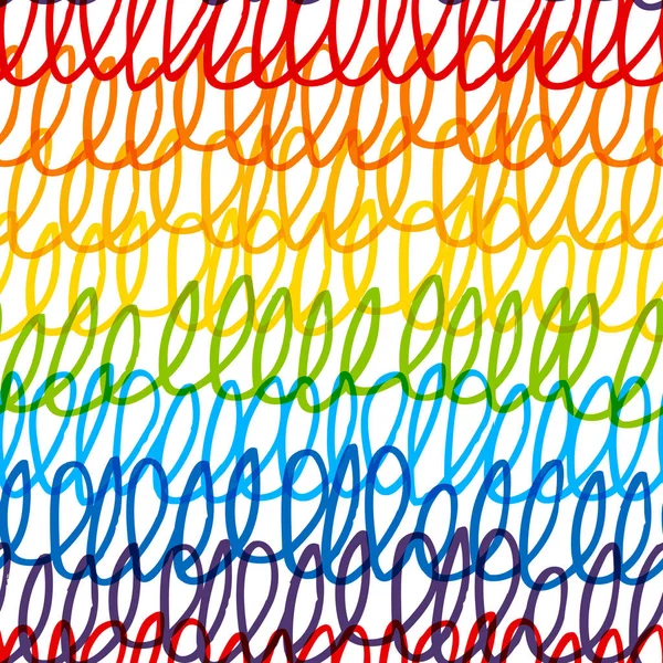 Textura de garabato arco iris — Archivo Imágenes Vectoriales