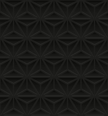 Siyah geometrik ile Seamless Modeli süslü