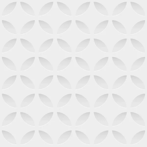 Modèle sans couture avec relief blanc orné — Image vectorielle