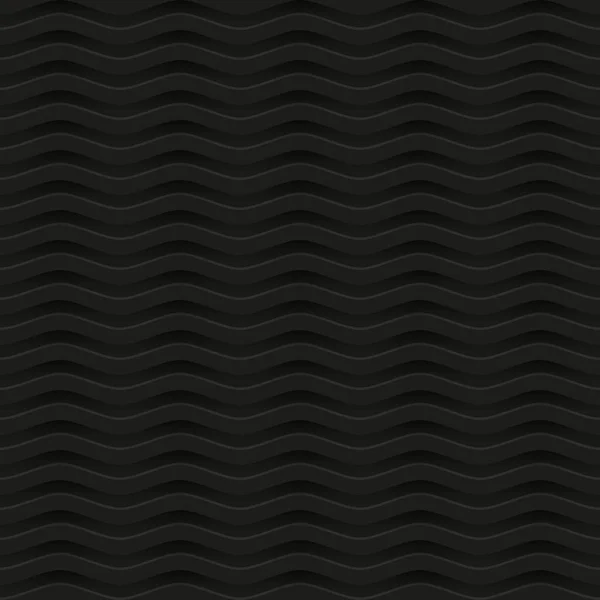 Seamless mönster med svart lättnad utsmyckade. — Stock vektor