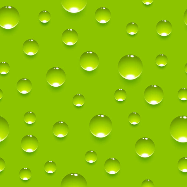 Seamless pattern with juicy bubbles