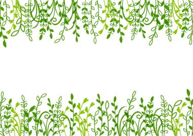 Çiçek sınır süslü