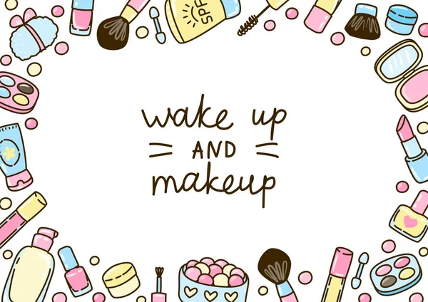 Şirin makyaj çerçeve 